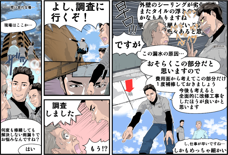 株式会社HOS紹介漫画